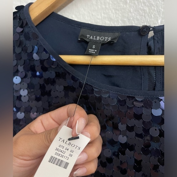 Talbots Paillettes Shell - Picture 4 of 9